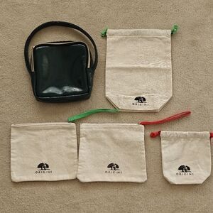 Sephora Dark Green Travel Bag,cosmetic handbag,Origins storage bags